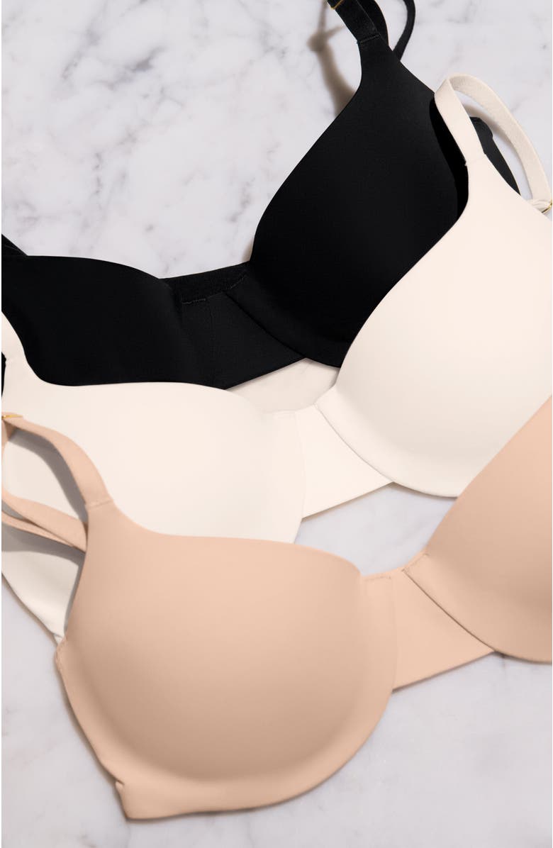 Pepper Cameo Balconette Lift Up Bra, Alternate, color, Black