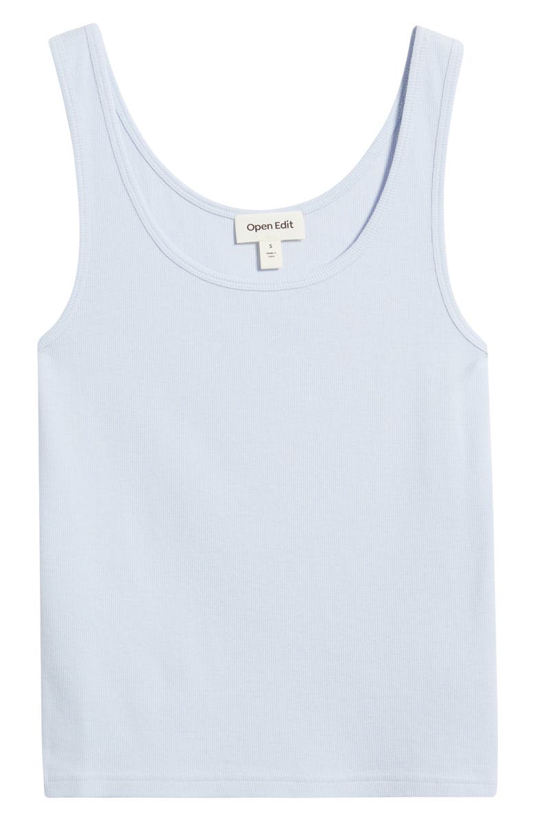Open Edit Rib Tank, Alternate, color, Blue Halogen
