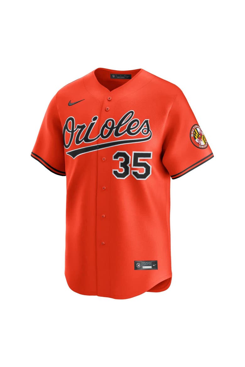 Men's Nike Adley Rutschman Orange Baltimore Orioles 2nd Alternate Limited Player Jersey, Alternate, color, Orange