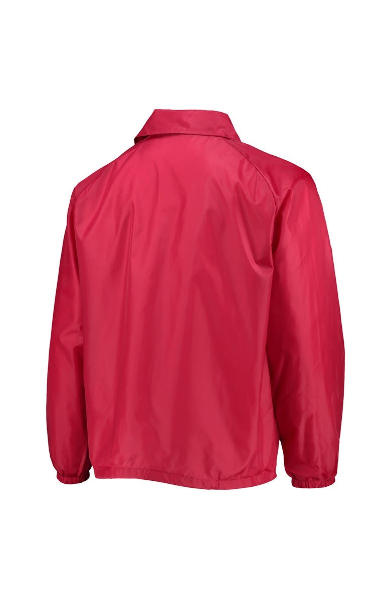 DUNBROOKE Men's Dunbrooke Red Atlanta Falcons Coaches Classic Raglan Full-Snap Windbreaker Jacket, Alternate, color, 