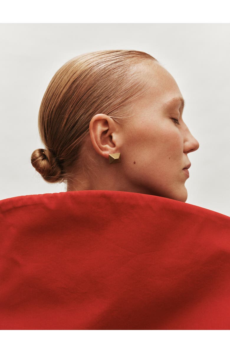 HEAVEN MAYHEM Baby Celeste Earrings, Alternate, color, Gold