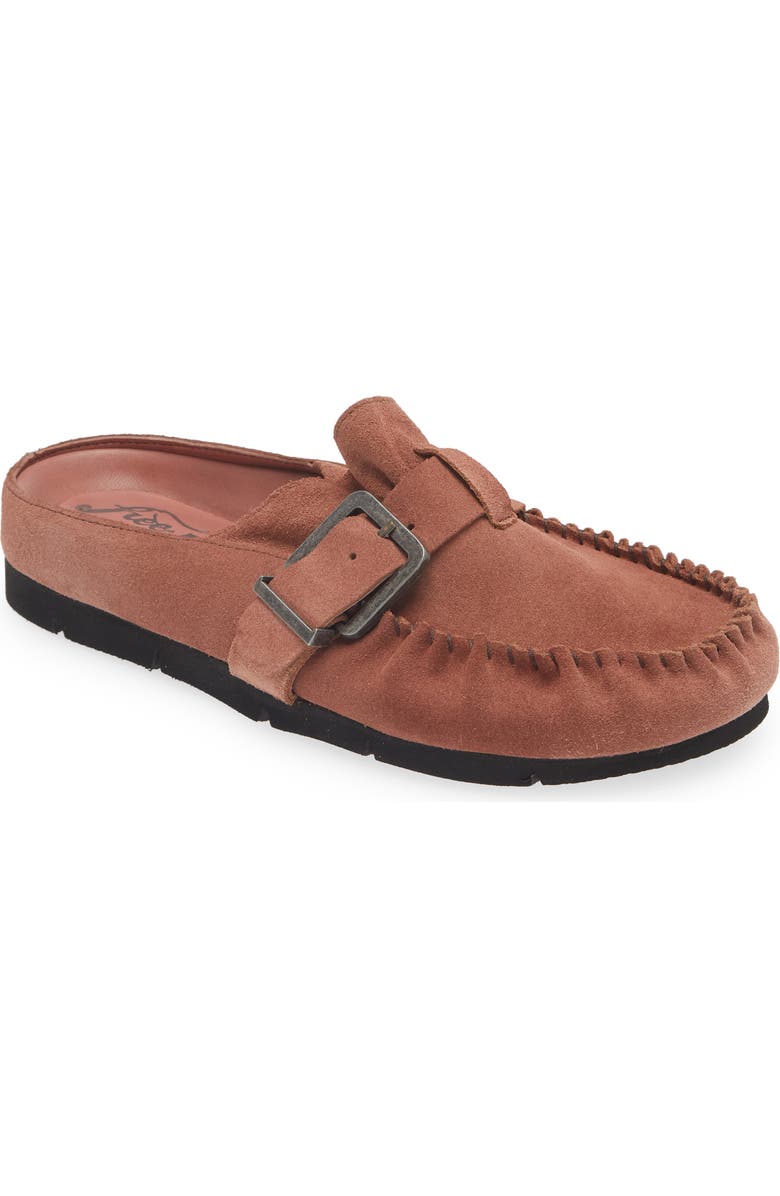 Free People After Riding Mule, Main, color, Sunset Sand Suede