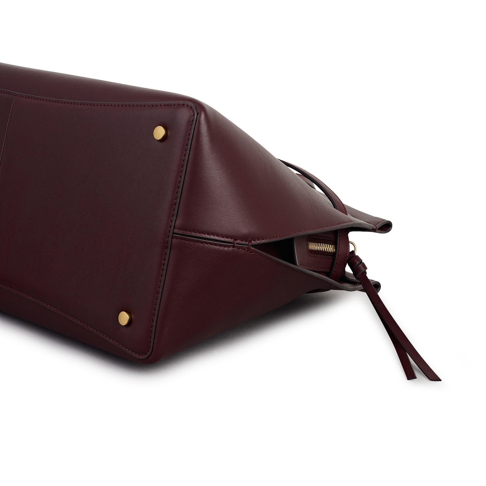 The Christina Medium Ziptop Shoulder Bag, Alternate, color, Dark Cherry
