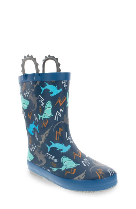 Kids' Shark Bolt Rain Boot (Toddler & Little Kid)