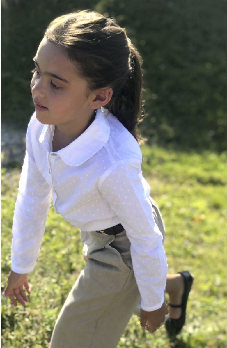 Hope & Henry Baby Girls' Wide Leg Dress Pant, Infant, Alternate, color,