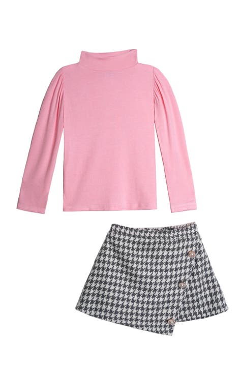 Ready  Turtleneck Top and  Skort Set (Toddler, Little Kid & Big Kid)