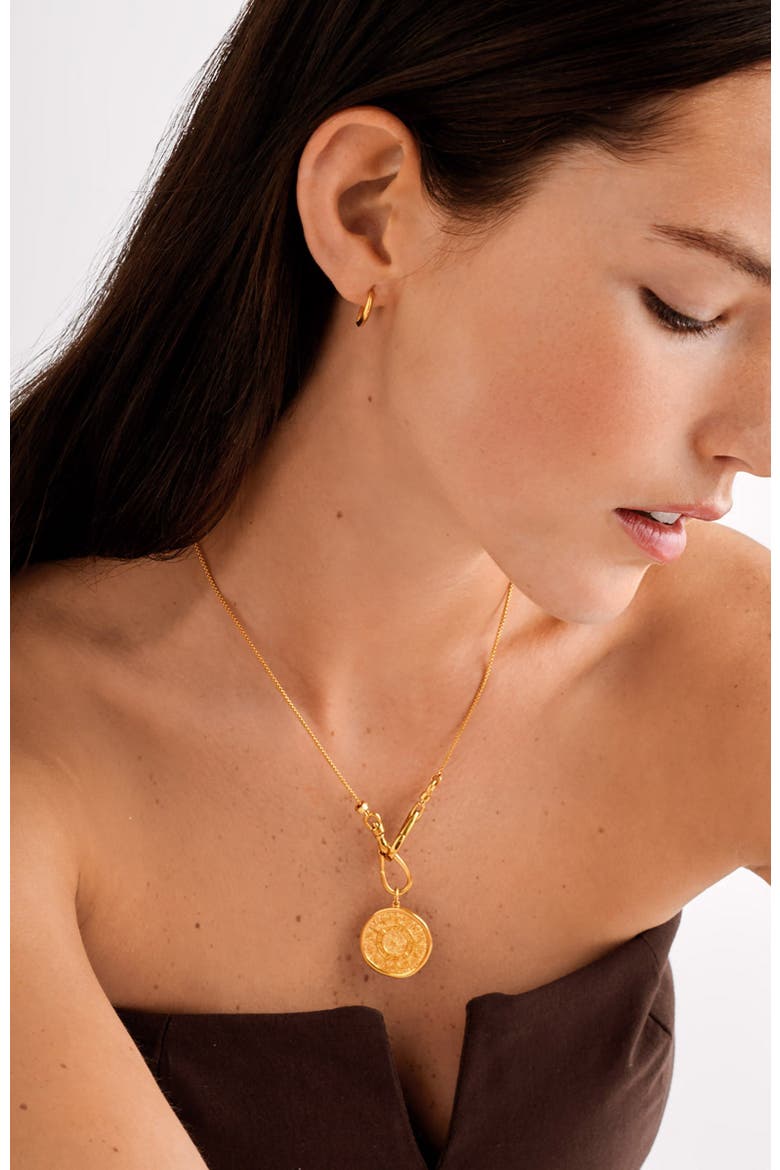 Ophena Necklace, Alternate, color, Gold