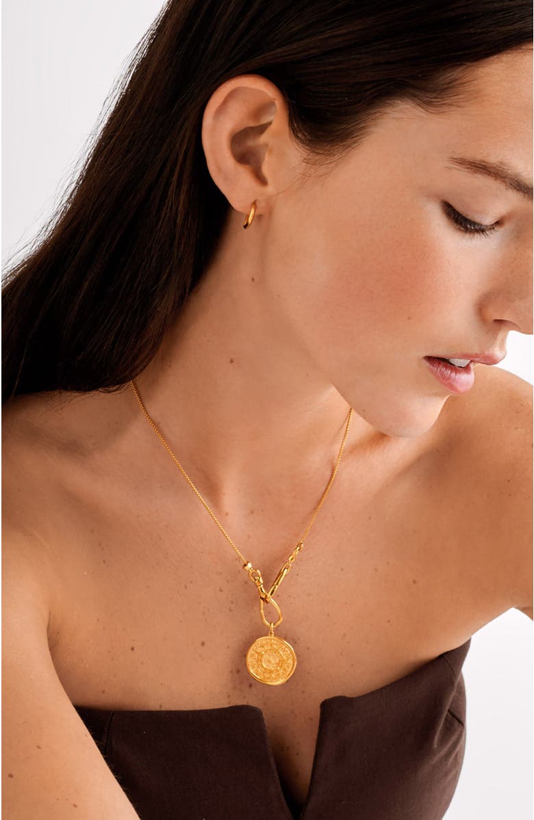 Katie Loxton Ophena Necklace, Alternate, color, Gold Coated