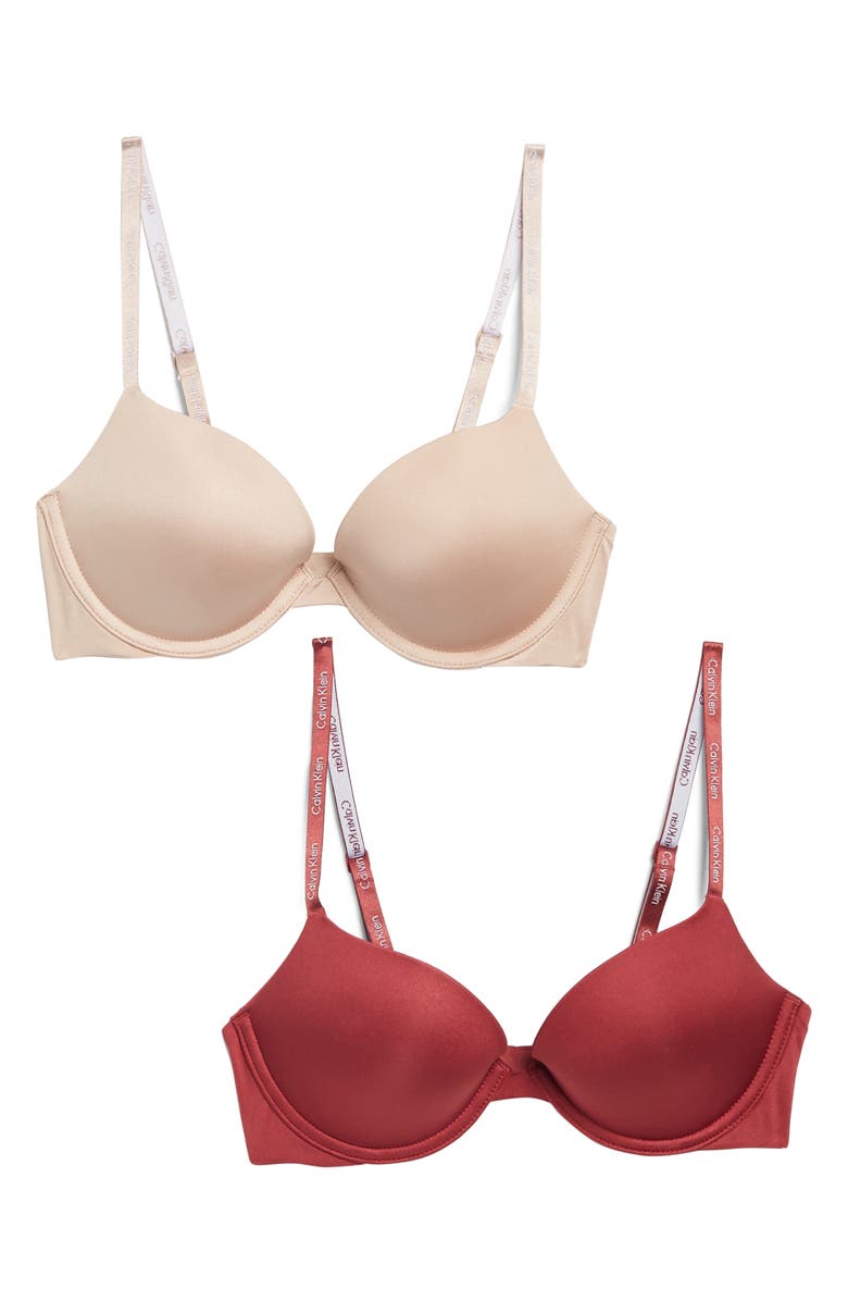 Calvin Klein Motive Shine 2-Pack Push-Up Bras | Nordstromrack