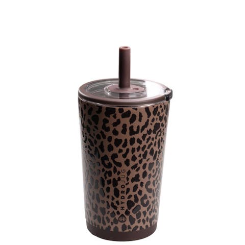 Everyday Tumbler - Ceramic-Lined Insulated Tumbler with Straw and Soft-Touch Lid, Cup Holder Friendly