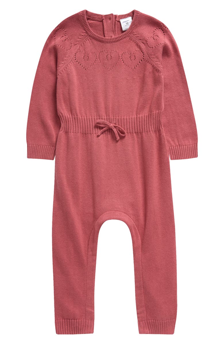 Nordstrom Sweet Cotton Sweater Romper, Main, color, 
