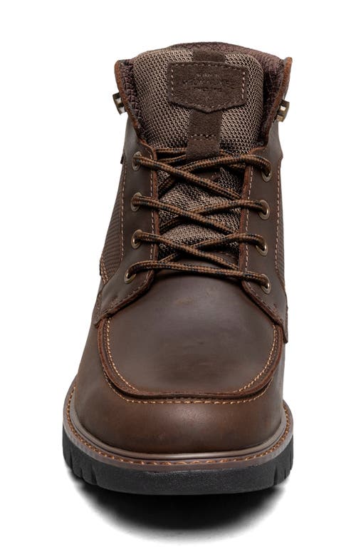 Nunn Bush Karnak Water Resistant Moc Toe Boot In Brown