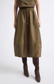 Cinq à Sept Sirani Nylon Midi Skirt