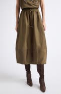 Cinq à Sept Sirani Nylon Midi Skirt