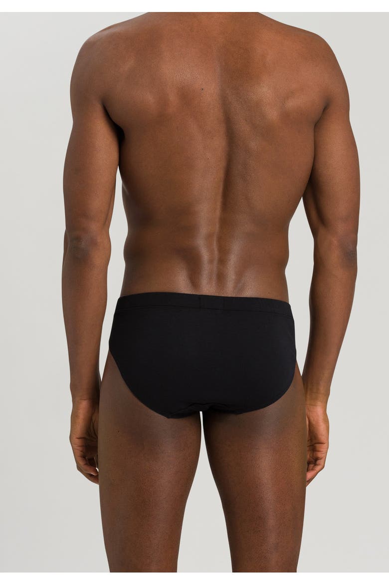 Sea Island Cotton Cotton Brief, Alternate, color, Black