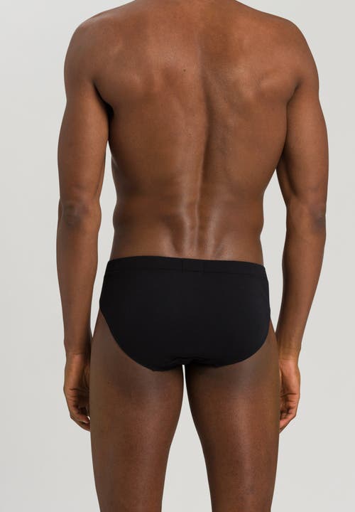 Hanro Sea Island Cotton Brief In Black