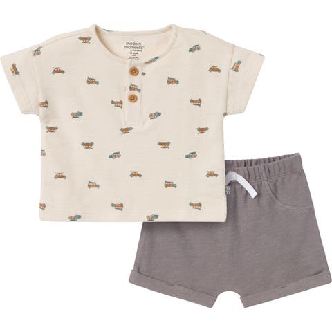 Henley Shirt and Shorts Set (Baby)