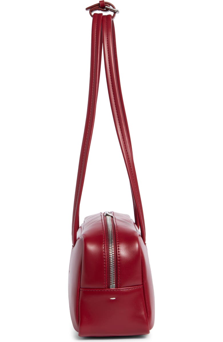 Stand Oil More Faux Leather Baguette Bag, Alternate, color, Red Wine