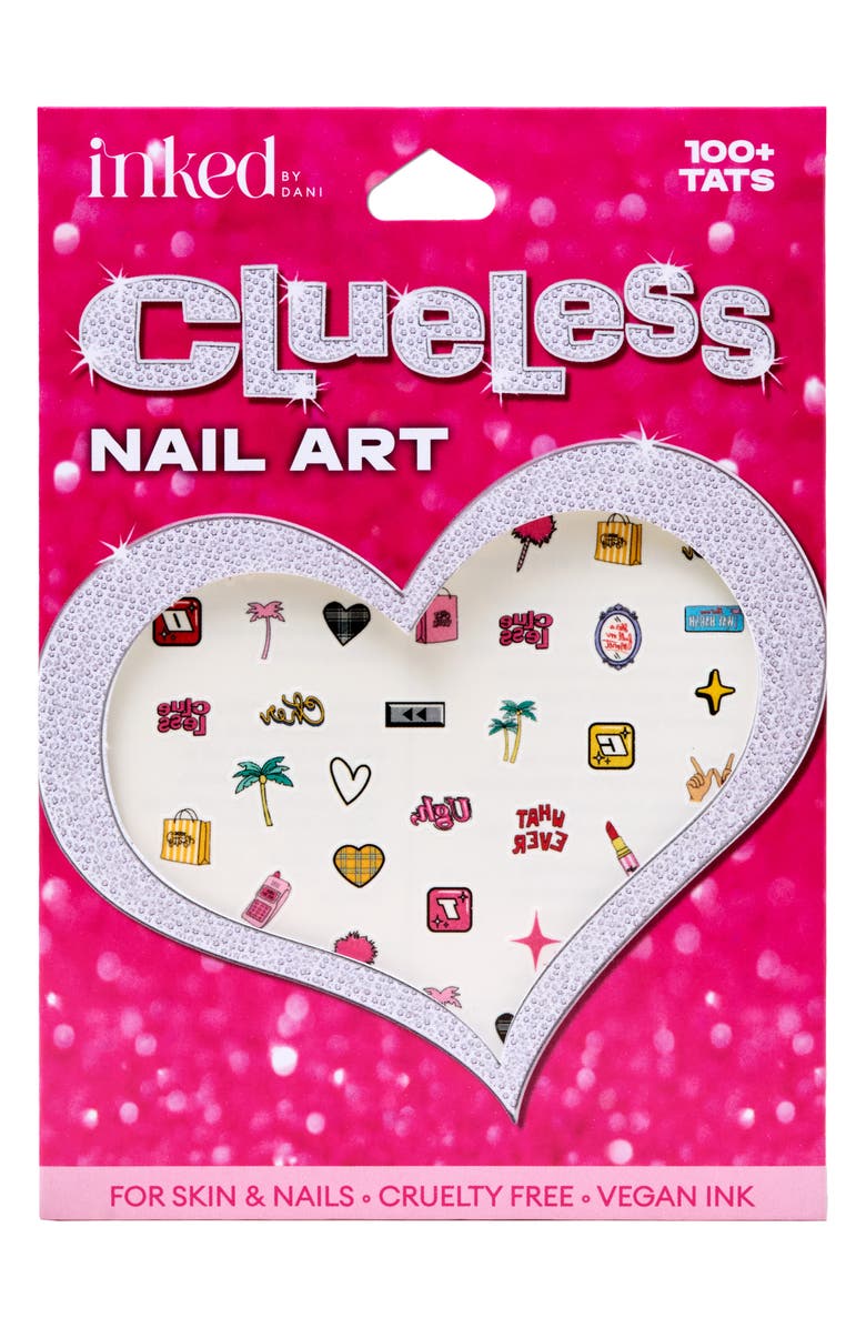 INKED by Dani Clueless Whatever Nail Art Tattoos, Main, color, Multi