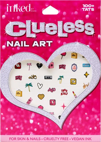 Clueless Whatever Nail Art Tattoos