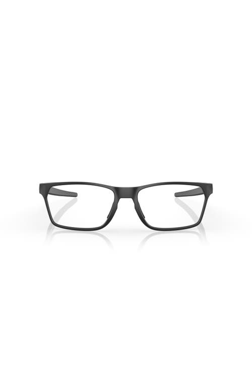 Oakley 57mm Rectangle Optical Glasses In Black