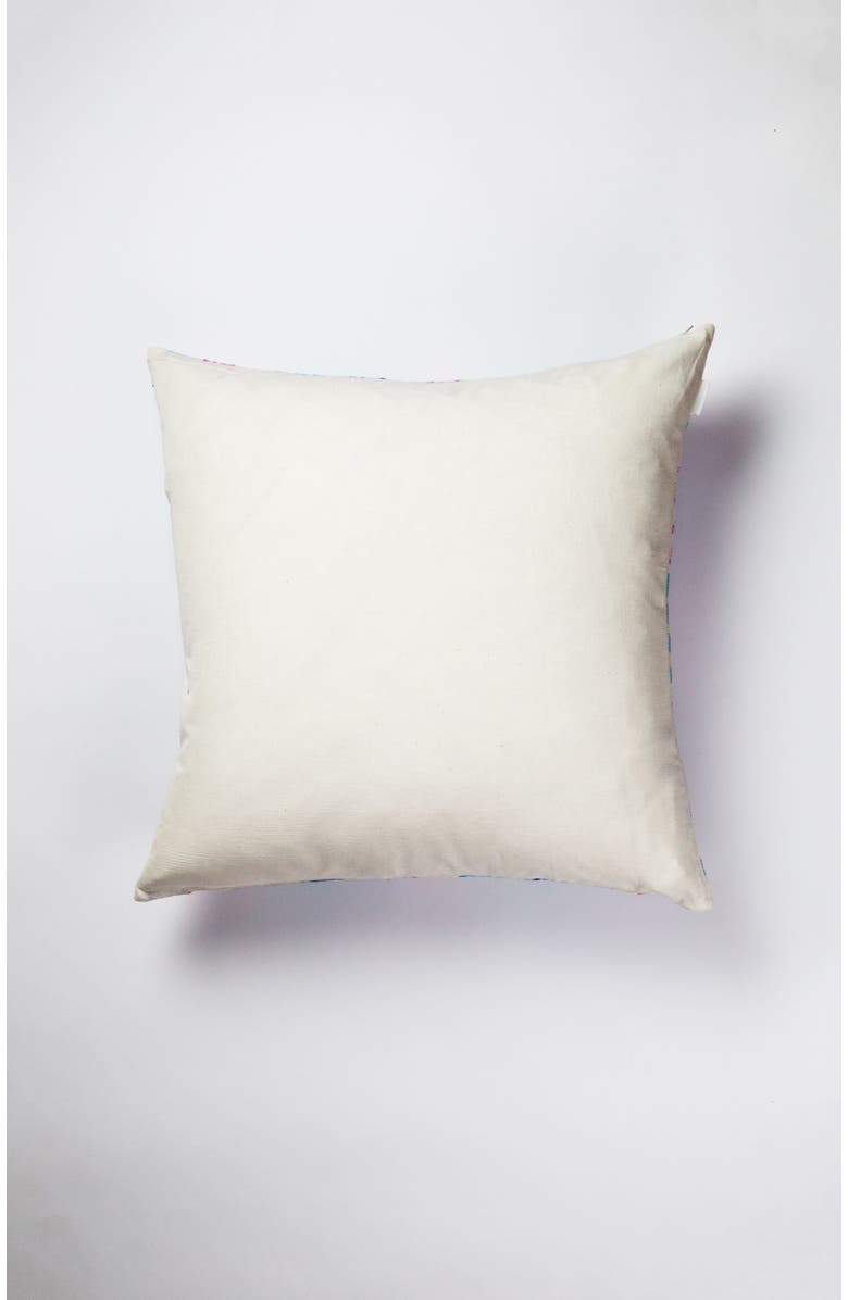 Archive New York Vintage Indigo Denim Gingham Pillow, Alternate, color, Blue