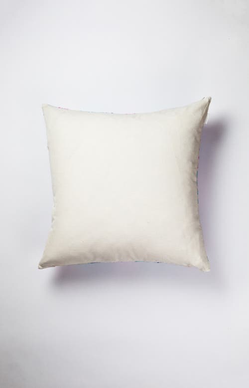 Archive New York Vintage Indigo Denim Gingham Pillow In Blue