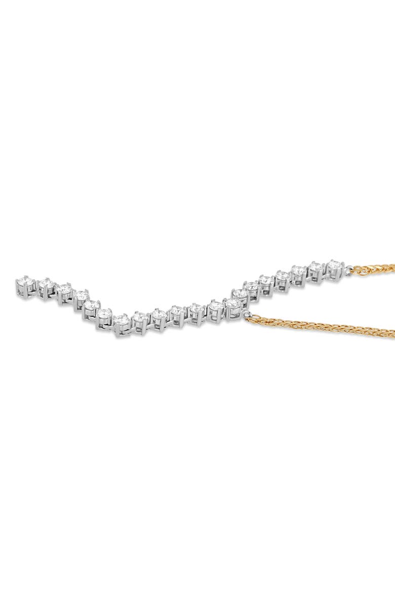 Bony Levy 18K Gold Liora Diamond Y-Necklace, Alternate, color, 18Kw Yellow Gold