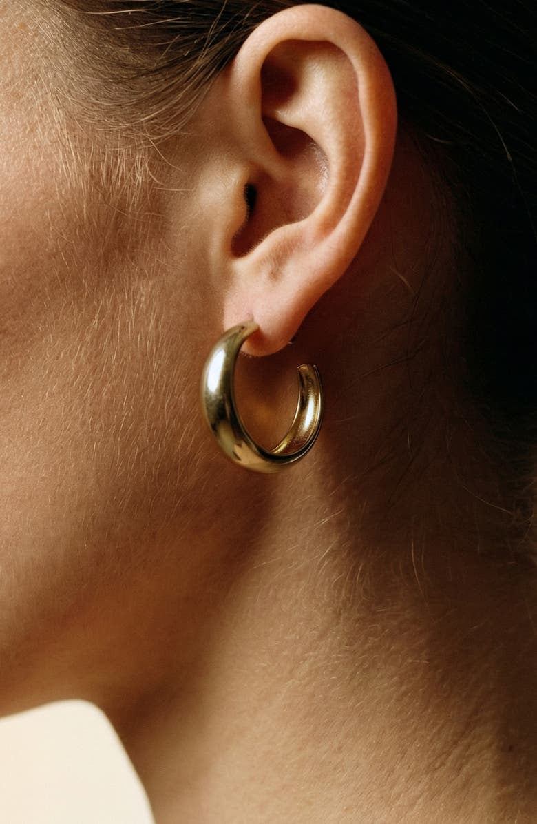 ARGENTO VIVO Chunky Hoop Earrings, Alternate, color, Silver