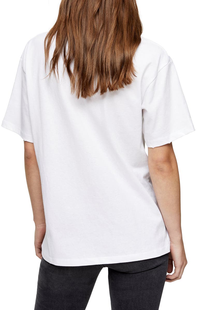 Topshop by And Finally Nirvana Tee, Alternate, color, 