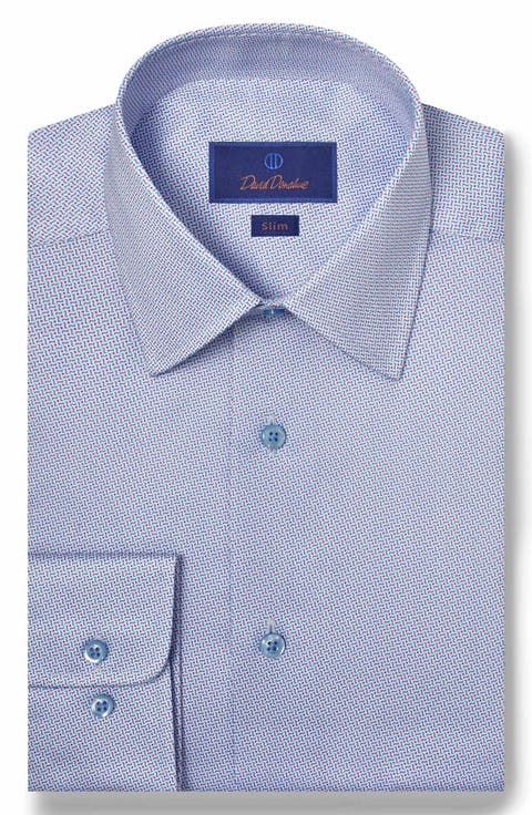 Slim Fit Twill Dress Shirt