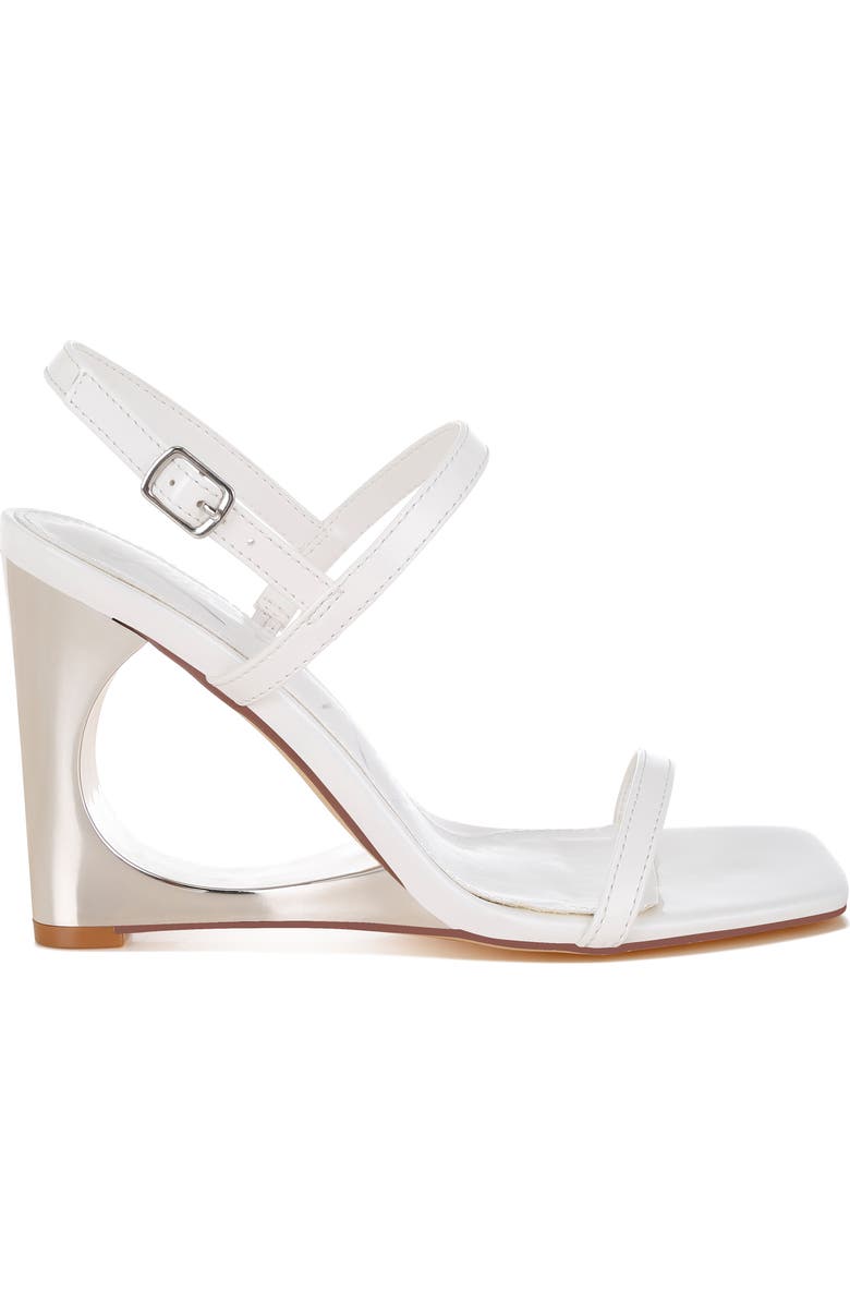 LONDON RAG Ladra Wedge Sandal, Alternate, color, White