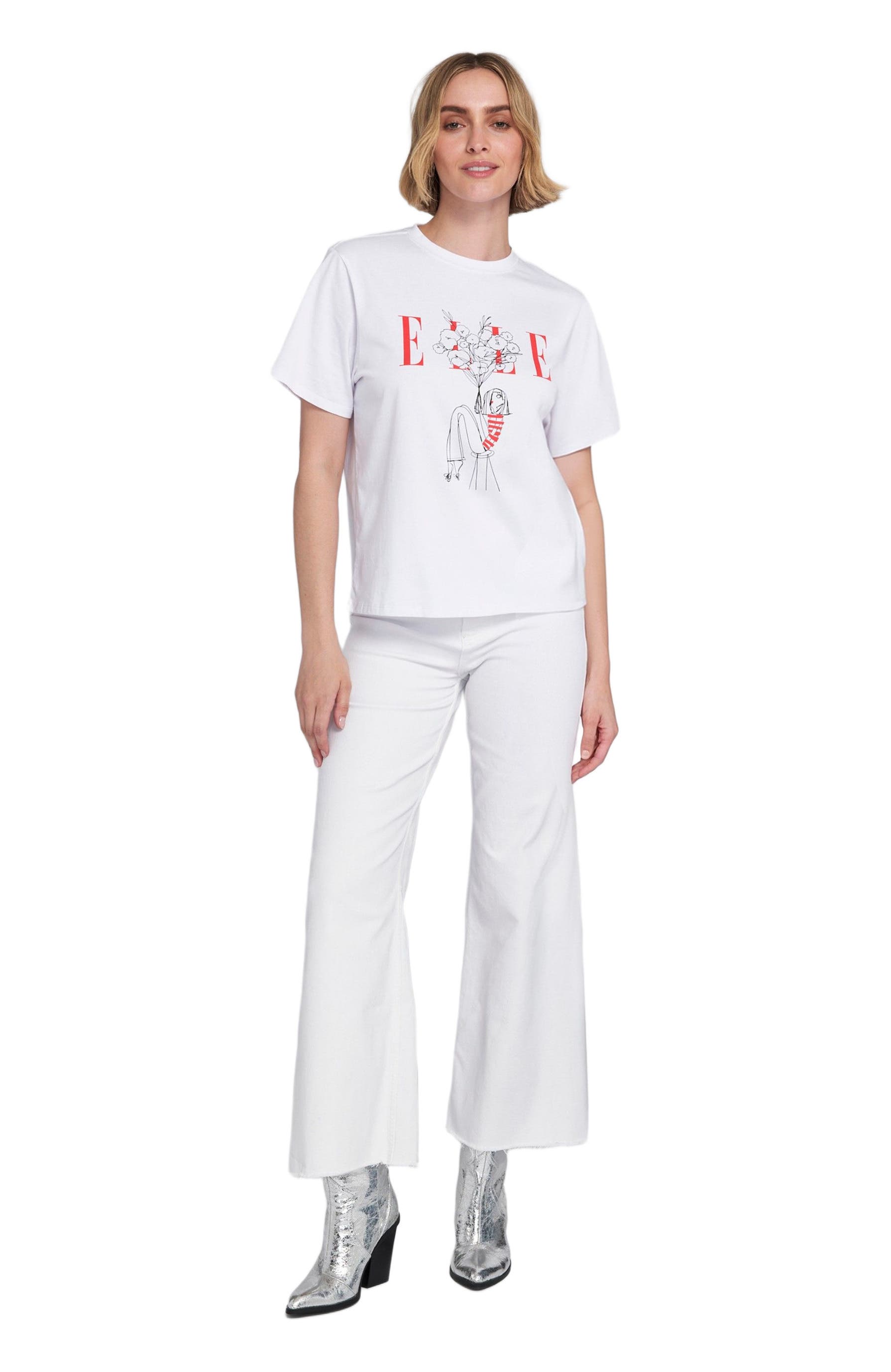 Flowers Graphic Tee T-Shirt