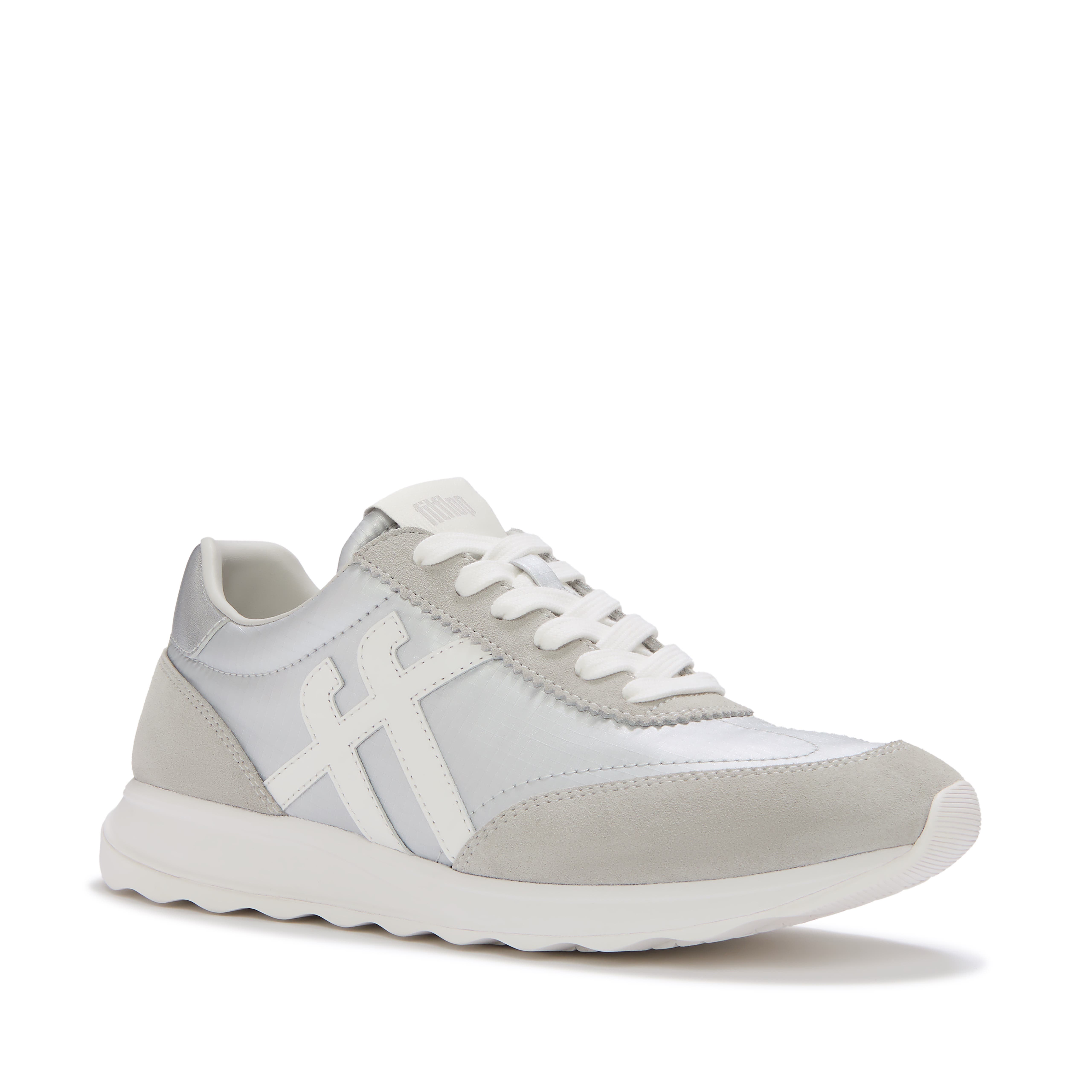 Retro-Q Ff Met-Suede Sneakers, Main, color, Silver/Urban White