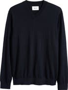 NN07 Serge 6584 Wool Blend V-Neck Sweater