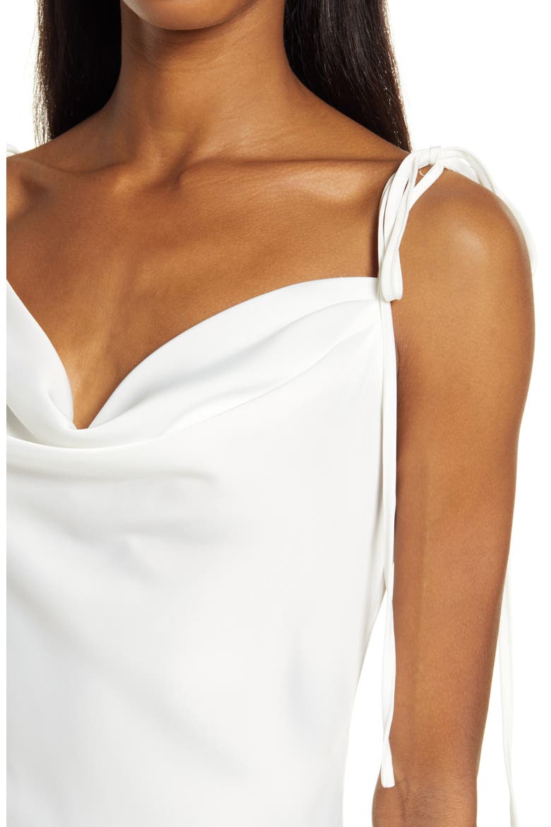 The Beverly Cowl Neck Midi Dress, Alternate, color, IVORY