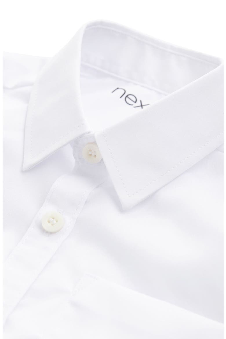 Kids' 5-Pack Uniform Short Sleeve Button-Up Shirts, Alternate, color, WHITE