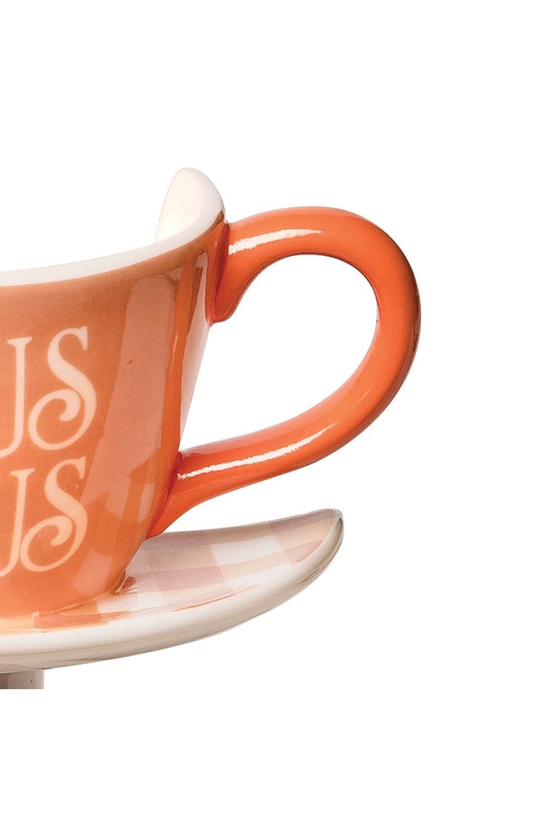 Hocus Pocus Halloween Decorative Night Light Teacup Figurine Decoration, Alternate, color, Orange