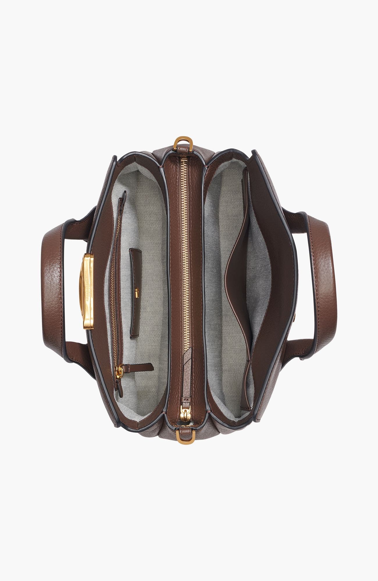 Amagansett Satchel, Alternate, color, UMBER