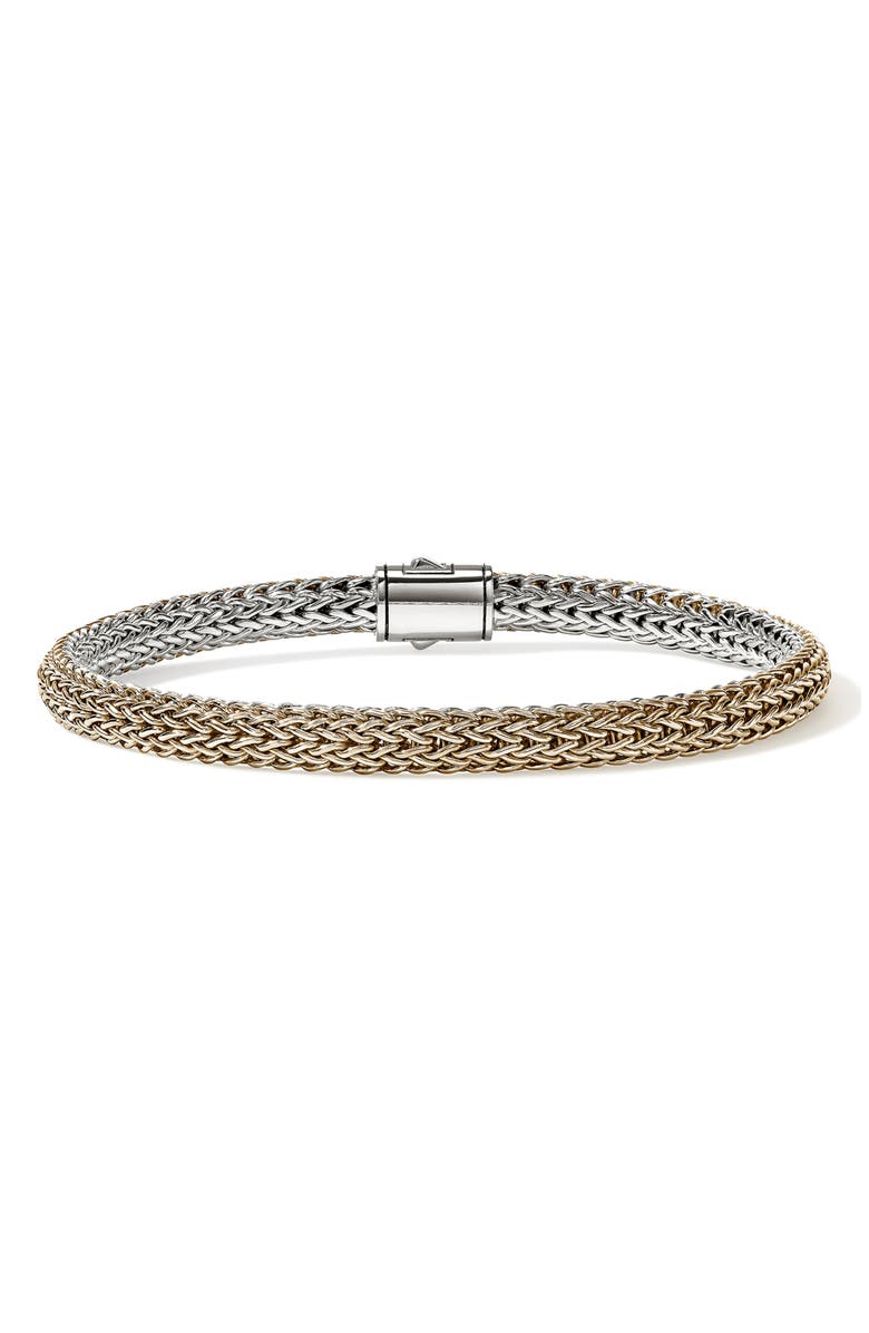 John Hardy Icon Reversible Bracelet, Alternate, color, Silver And Gold