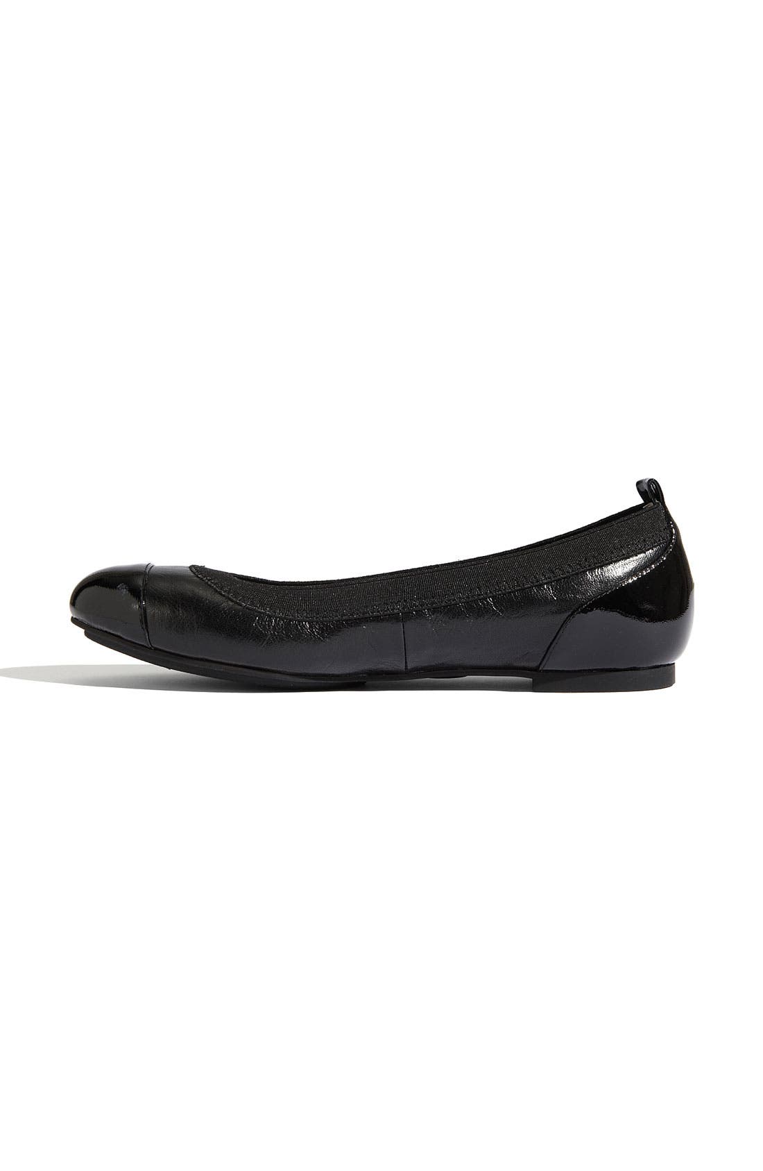 'Kaden' Flat, Alternate, color, BLACK/ BLACK PATENT