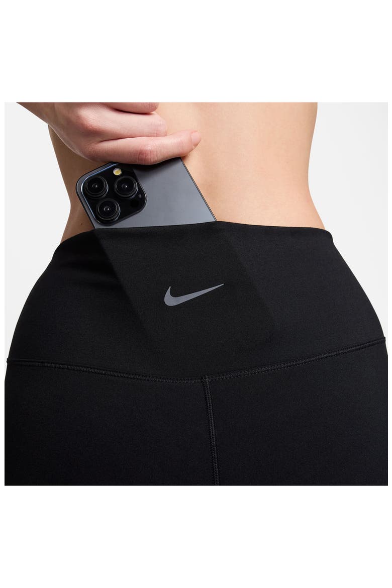 One Dri-FIT High Waist Capri Leggings, Alternate, color, BLACK