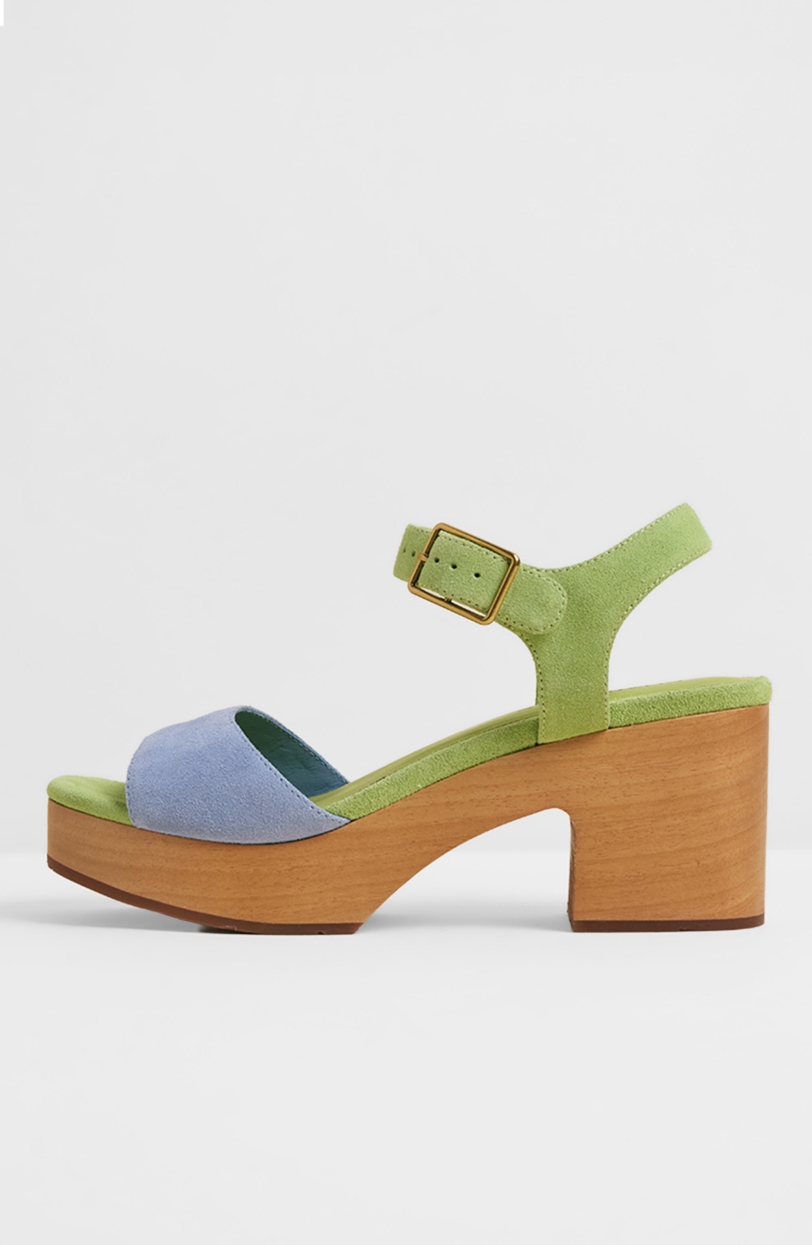 Charlotte Stone Mona Clog Sandal, Alternate, color, Powder