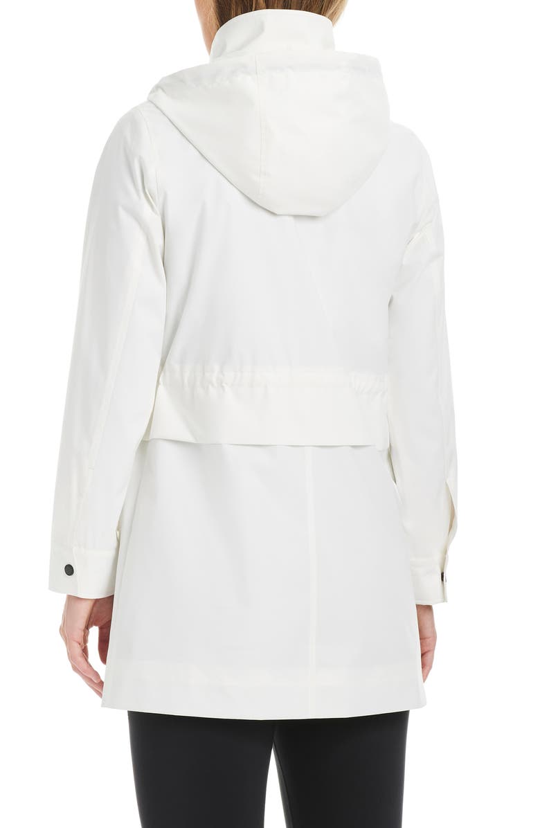 Vince Camuto Water Resistant Hooded Jacket, Alternate, color, Spring White