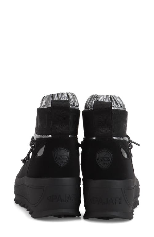 Pajar Galaxy Mini Waterproof Platform Ankle Bootie In Black