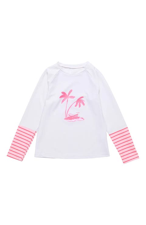 Kids' Palm Island Long Sleeve Rashguard (Little Kid & Big Kid)