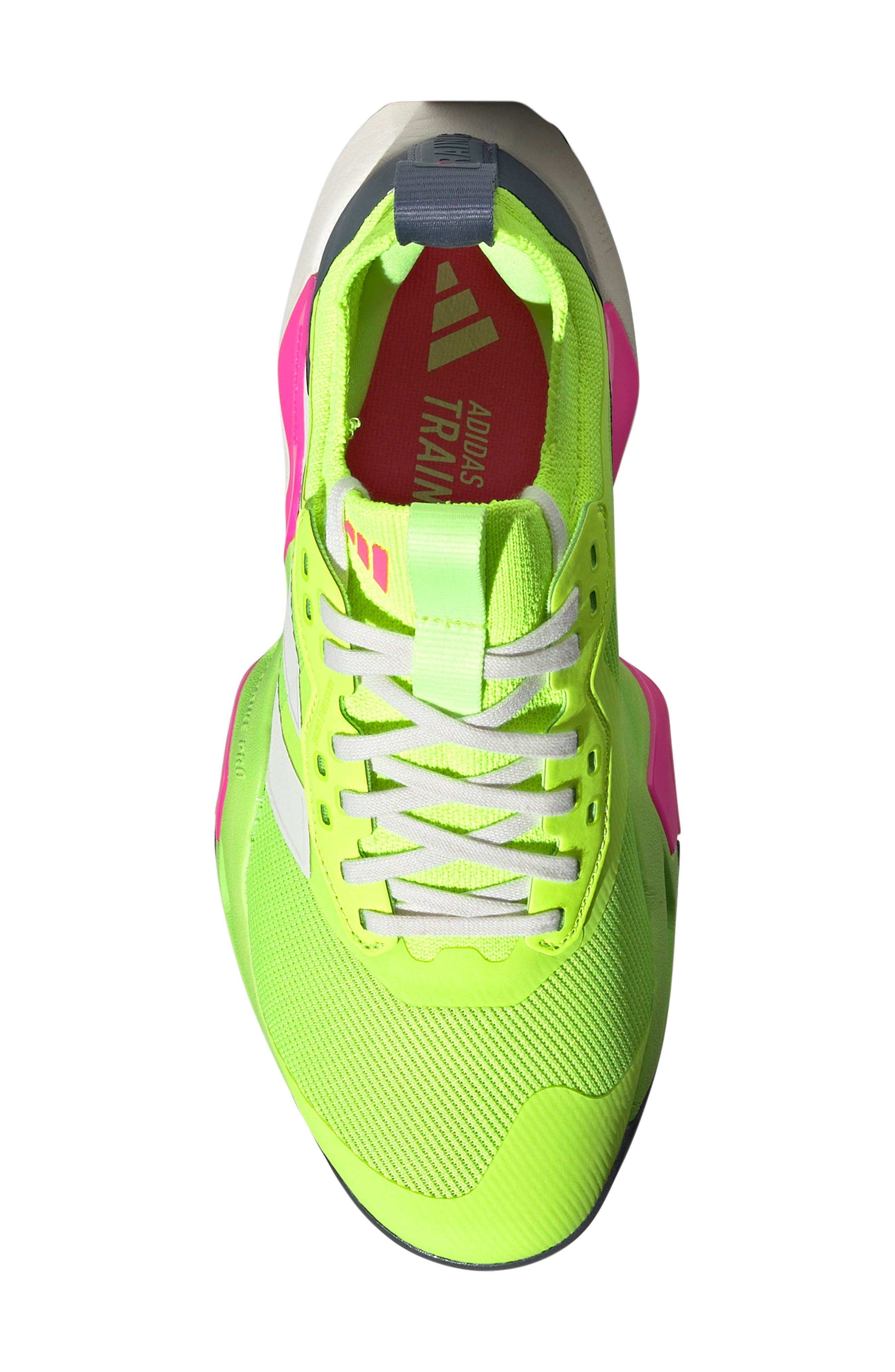 adidas Rapidmove Adv 2 HIIT Training Shoe, Alternate, color, Lemon/ Chalk White/Pink