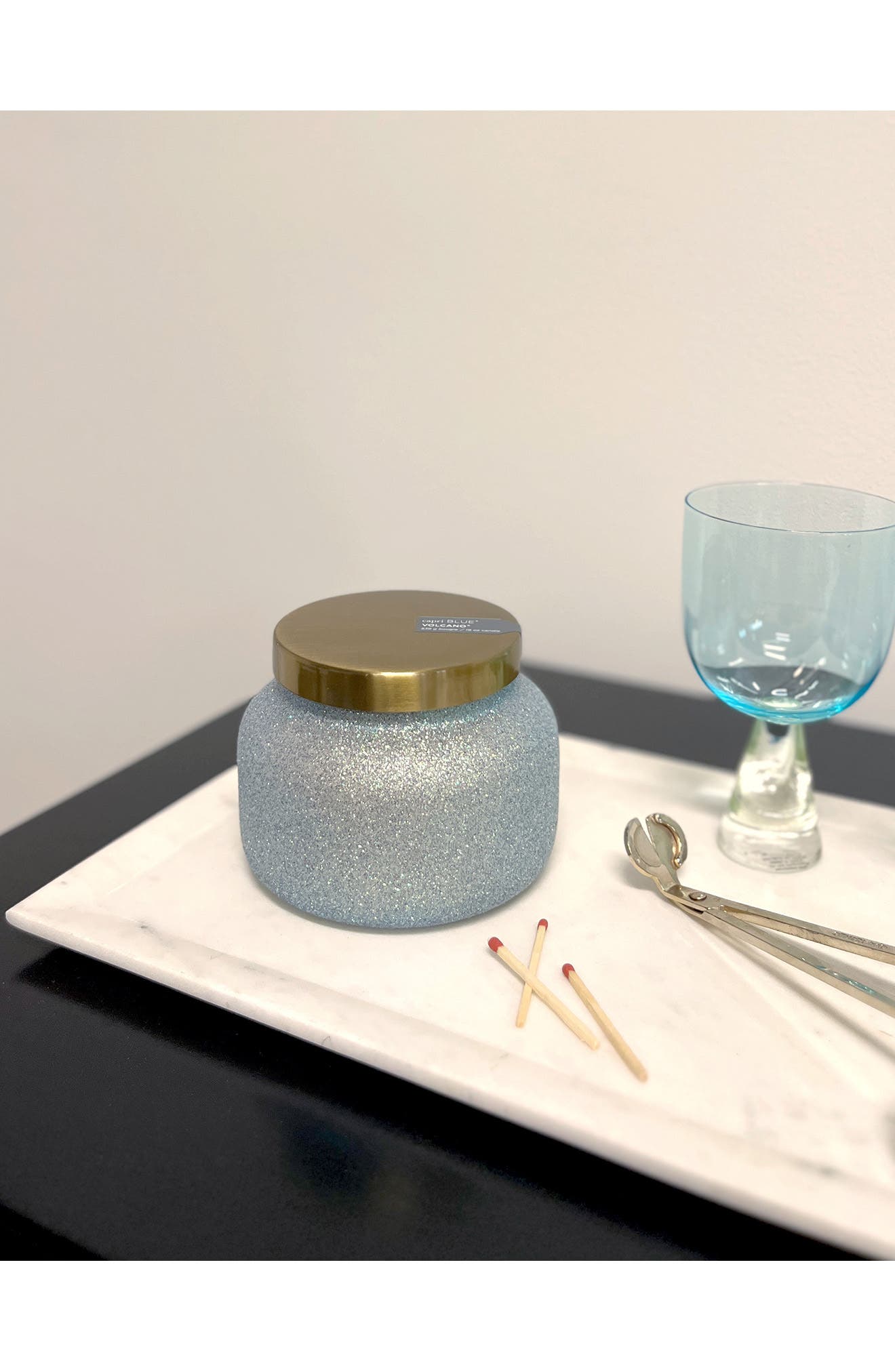 Capri Blue Volcano Grey Mist Glam Signature Candle | Nordstrom