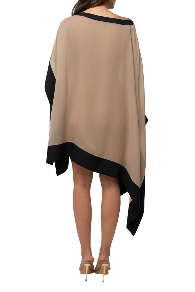 Lysette Contrast Top, Alternate, color, Beige