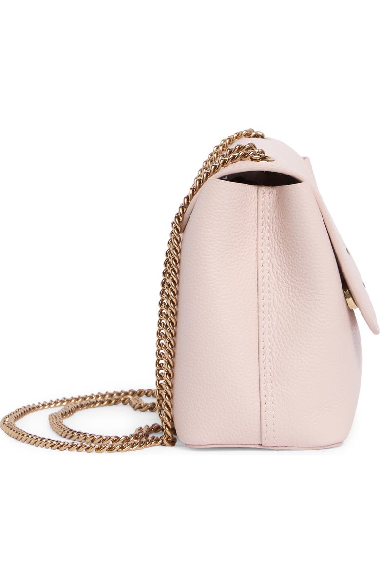 Kurt Geiger London Hampstead Flap Crossbody Bag, Alternate, color, Pale Pink